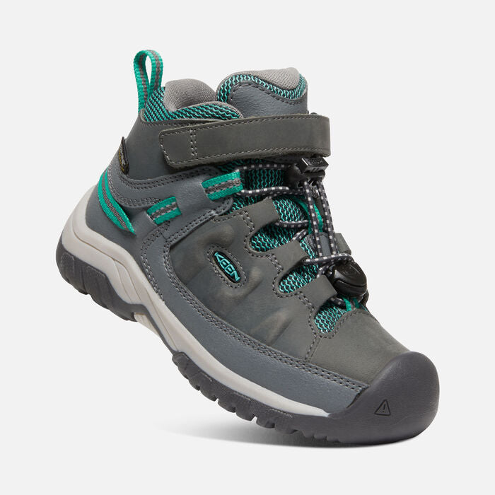Little Kid's Targhee Mid Waterproof Steel Grey Porcelain