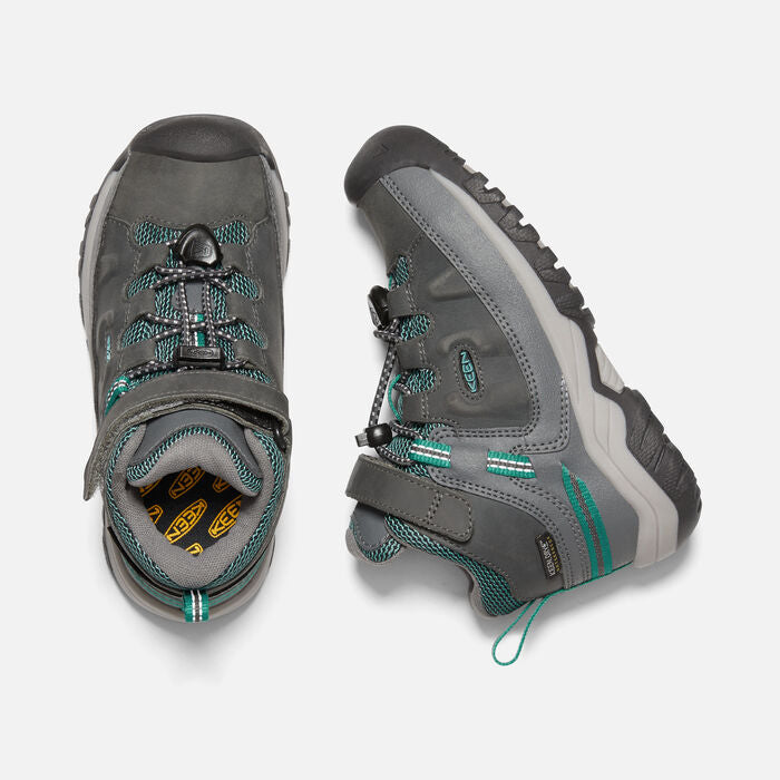 Little Kid's Targhee Mid Waterproof Steel Grey Porcelain