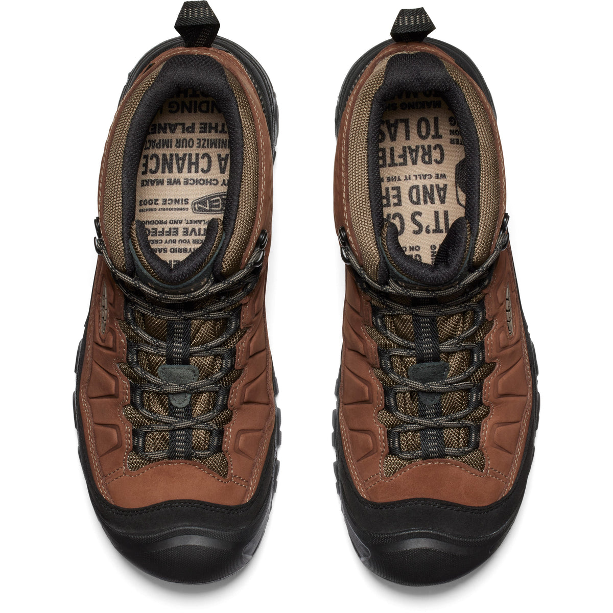 Men's Targhee IV Mid Waterproof Wide Bison Brindle
