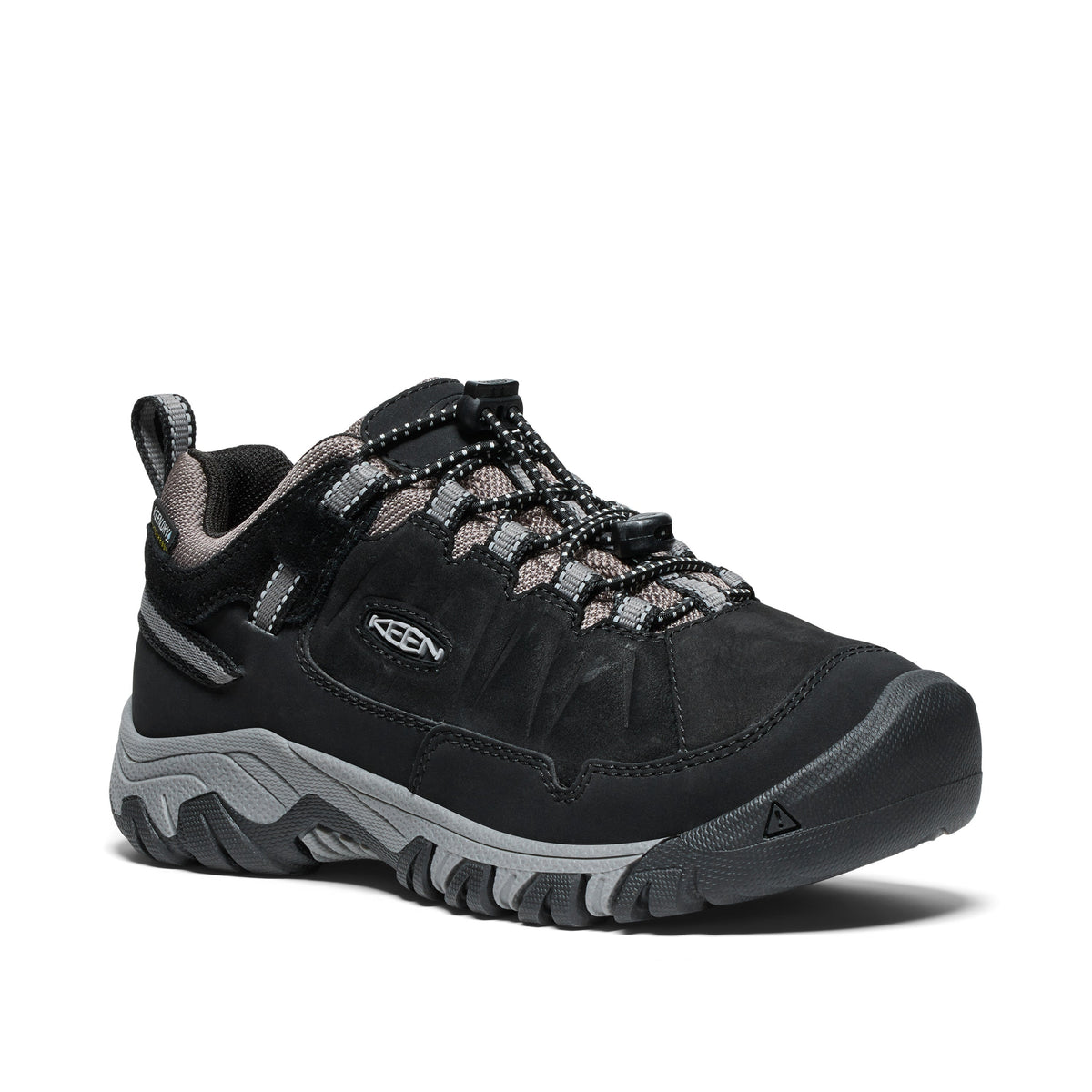 Big Kid's Targhee IV Low Waterproof Black Steel Grey