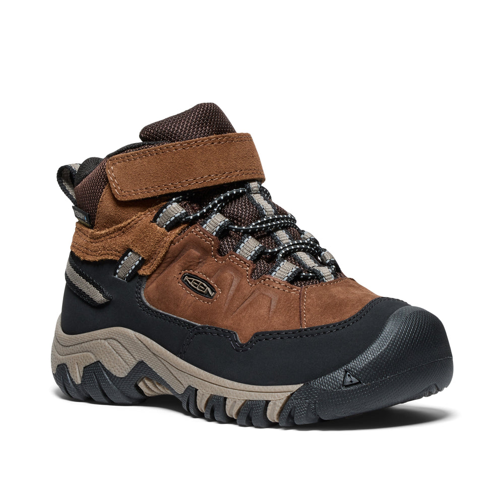Little Kid's Targhee IV Mid Waterproof Bison Brindle