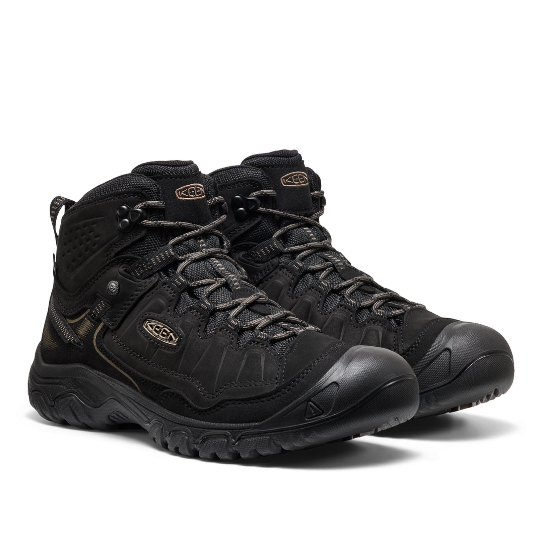 Mens Targhee IV Waterproof Hiking Boot Waterproof Wide Triple Black