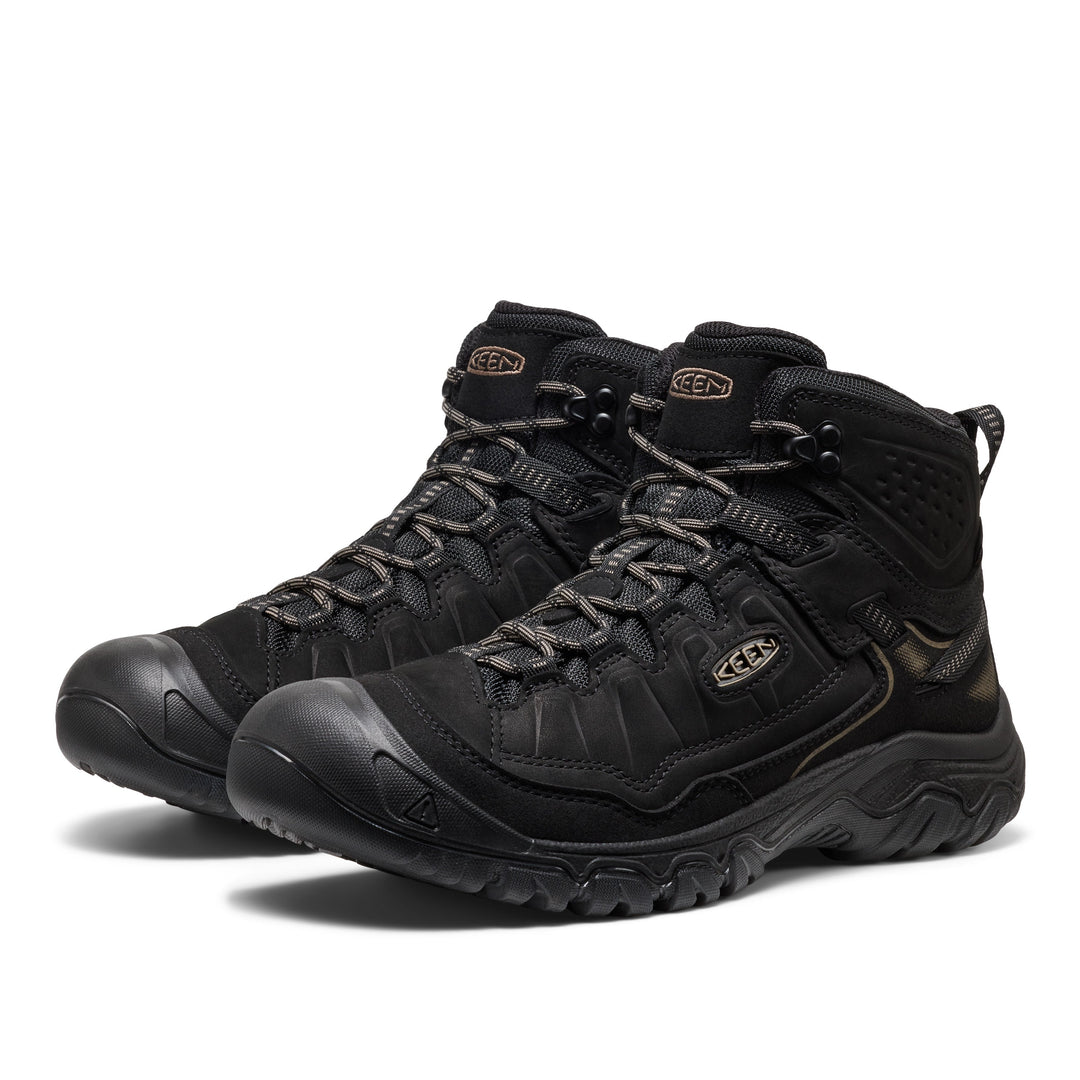 Mens Targhee IV Waterproof Hiking Boot Waterproof Wide Triple Black