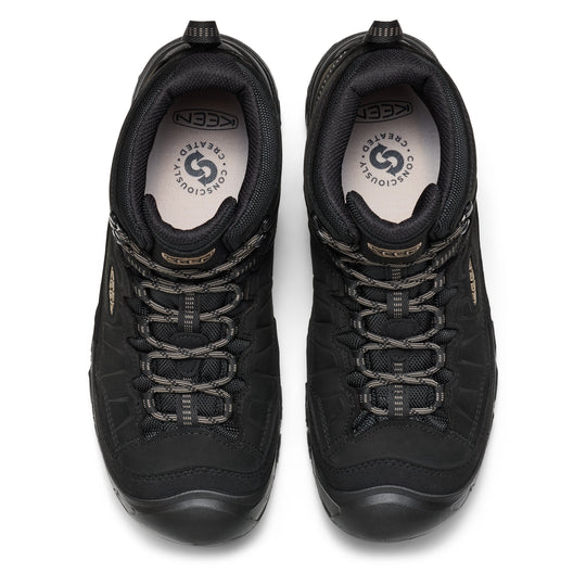 Mens Targhee IV Waterproof Hiking Boot Waterproof Wide Triple Black
