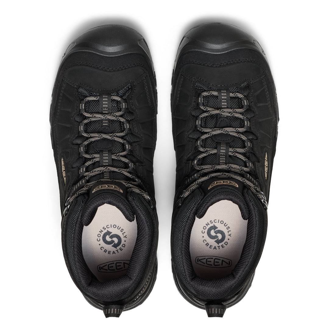 Mens Targhee IV Waterproof Hiking Boot Waterproof Wide Triple Black