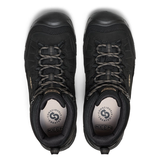 Mens Targhee IV Waterproof Hiking Boot Waterproof Wide Triple Black
