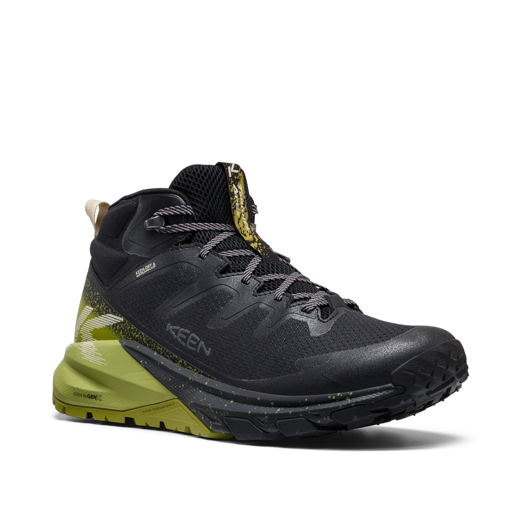 Men's Targhee Apex Waterproof Hiking Boot Black Golden Cypress