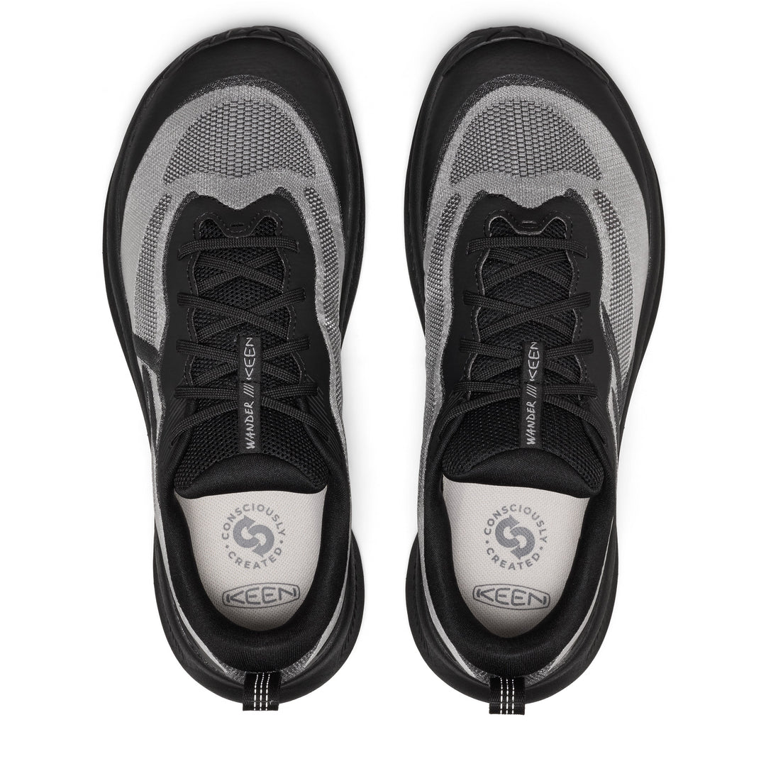 Mens Wander Trail Running Shoe Black Magnet