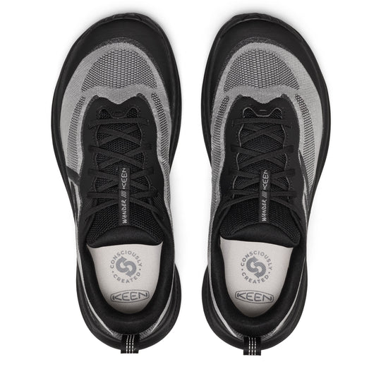 Mens Wander Trail Running Shoe Black Magnet