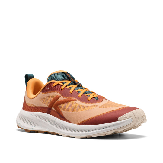 Mens Wander Trail Running Shoe Fossil Orange Carrot Curl