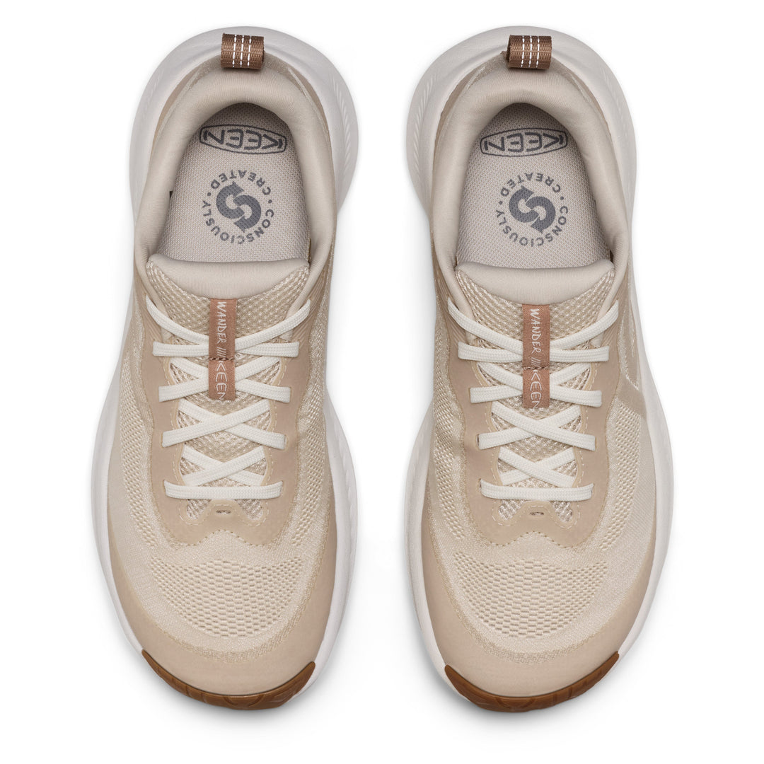 Womens Wander Trail Running Birch Star White