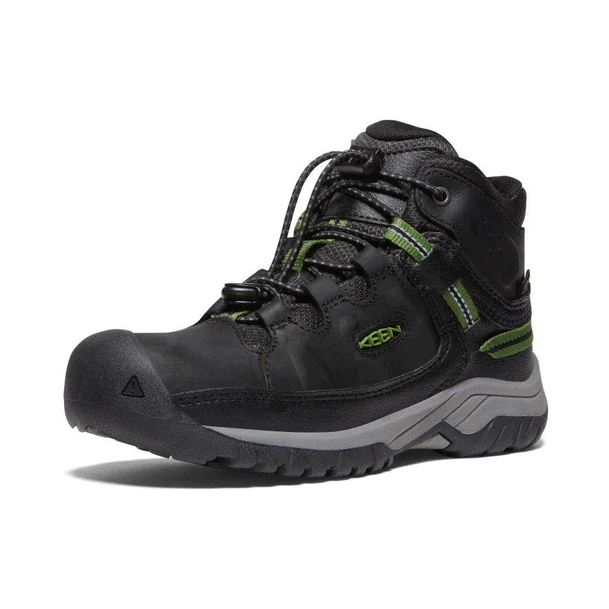 Big Kid's Targhee Mid Waterproof Black Campsite