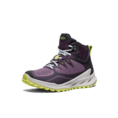 Women's Zionic Mid Waterproof Black Plum Daiquiri Green