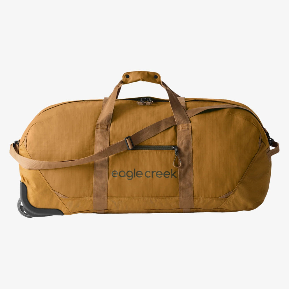Safari Brown Rolling Duffel Bag Large