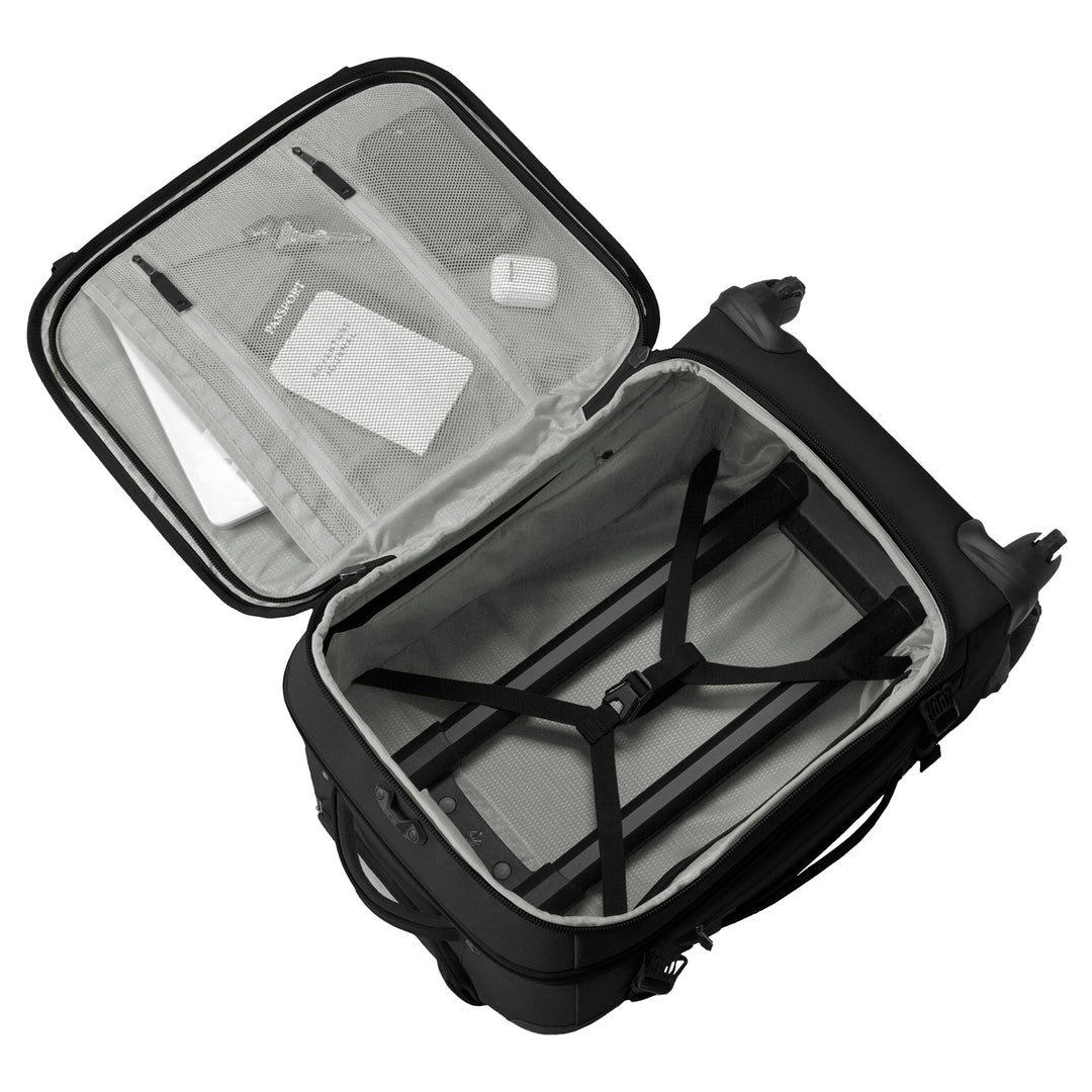 Black Best 4 Wheel Carry On Luggage