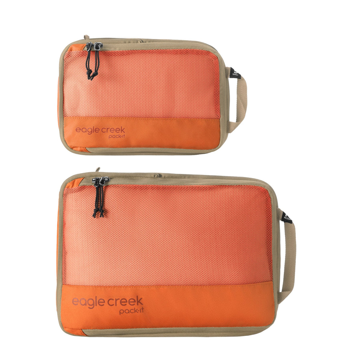 Mandarin Orange Compression Packing Cubes