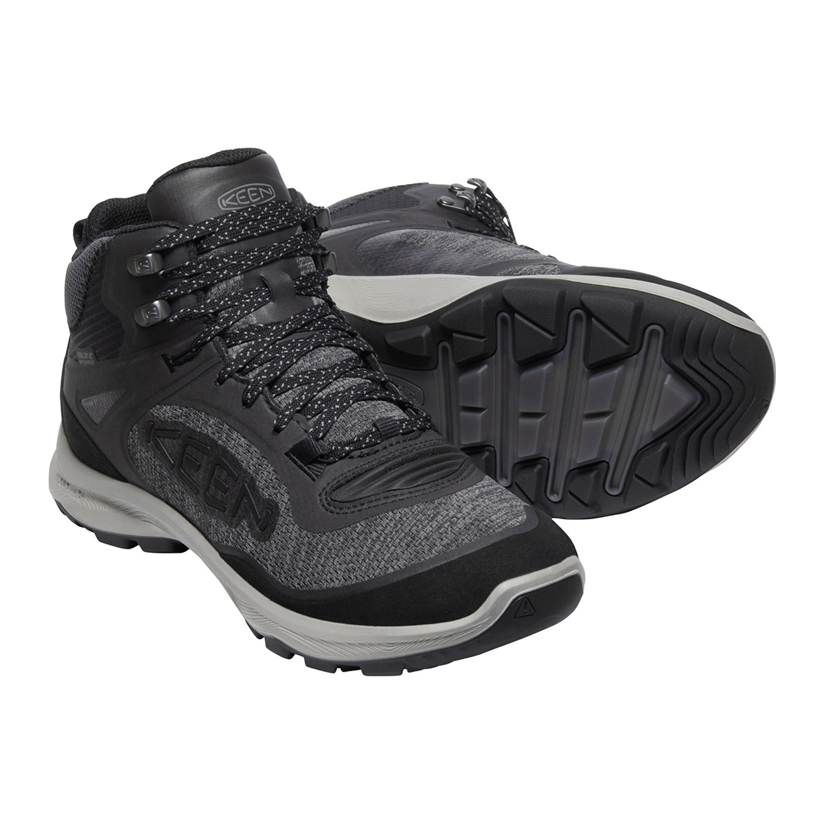Women's Terradora Flex Mid Waterproof Black Steel Grey