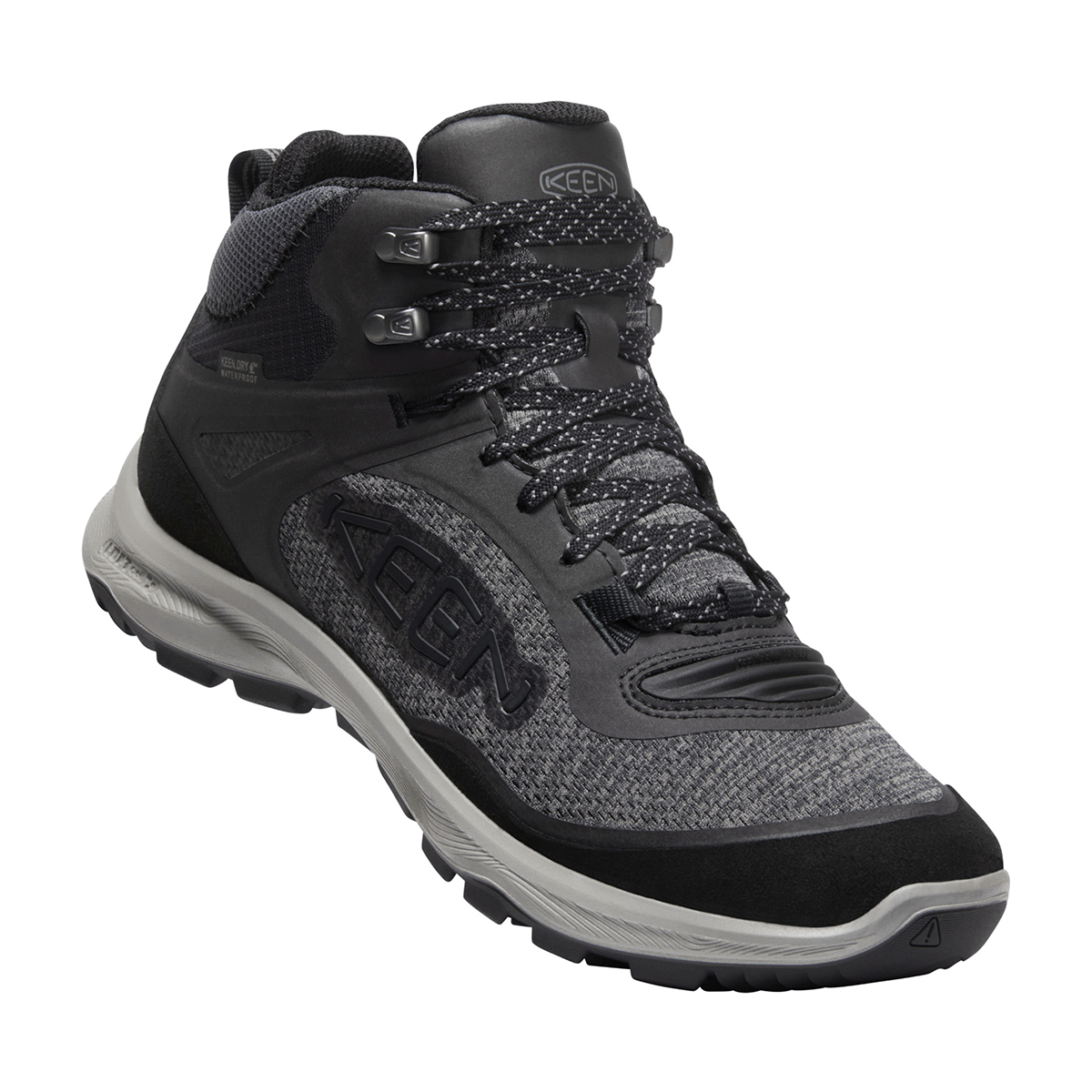 Women's Terradora Flex Mid Waterproof Black Steel Grey