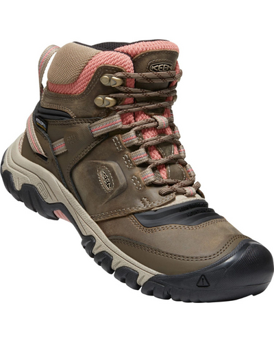 Women's Ridge Flex Mid Waterproof Timberwolf Brick Dust