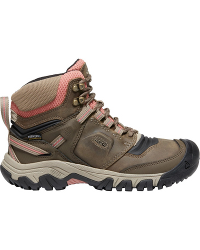 Women's Ridge Flex Mid Waterproof Timberwolf Brick Dust